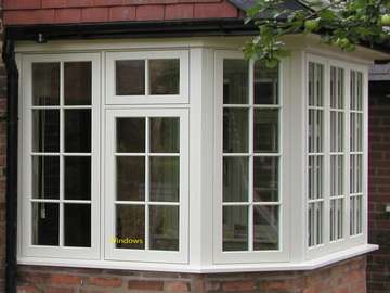 Mr D.: Handford Cheshire : Installation of G. Barnsdale's Heartwood Timber Bay window ; Flush casement Timber windows Cheshire near Manchester Timber sash windows cheshire